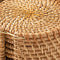 #A 6pcs Round Rattan Insulated Coasters Set Kitchen Table Bowl Drink Cup Mats