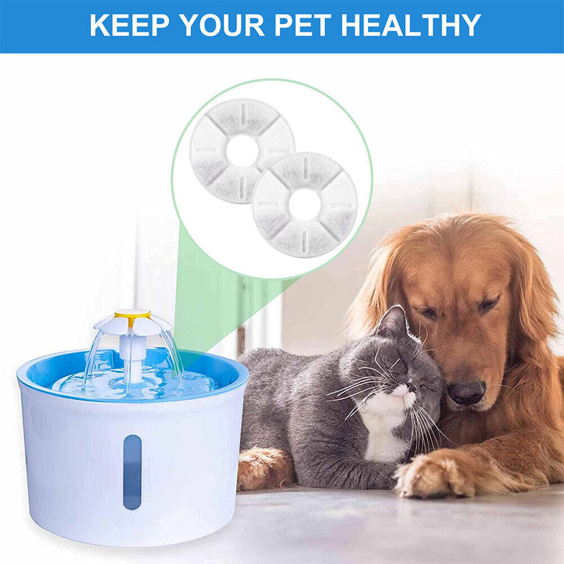 #A 125mm Pet Water Fountain Filters Element Pet Drinking Dispenser Water Cleanin