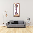 5D Special-shape Diamond Painting DIY Dress Lady Partial Drill Home Decorat