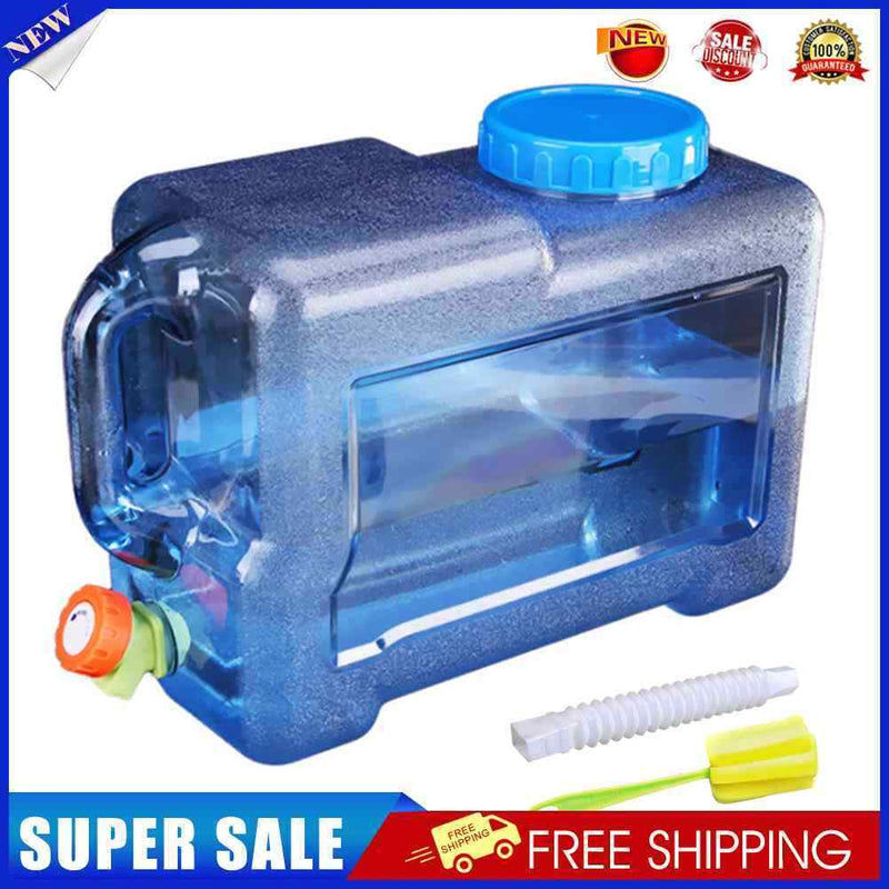 12L Camping Bucket Large Capacity Water Container for Hiking Travel Emergen