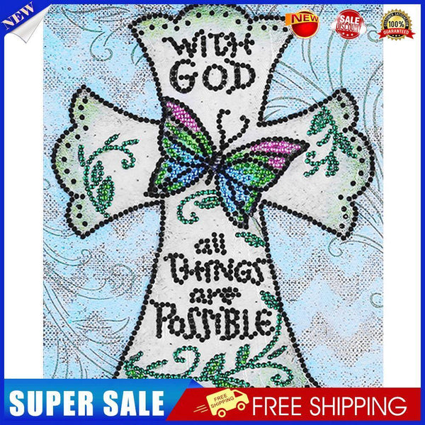 5D DIY Special-shaped Diamond Painting Cross Stitch Mosaic (H128 Butterfly)