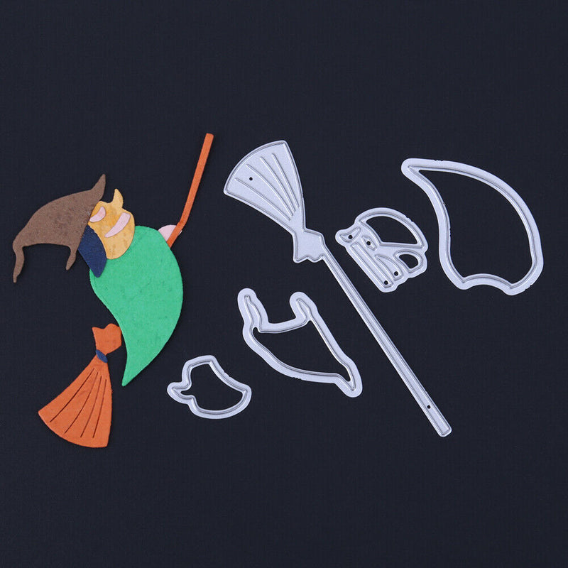 Snowvirtuos Witch DIY Metal Stencil Scrapbook Crafts Embroidery Cutting St