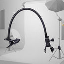 Photo Studio Light Stand Background Holder C Clamp Clip Flex Arm Reflector Newly