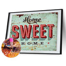 5D DIY Full Drill Diamond Painting Home Sweet Home Embroidery Mosaic Kit