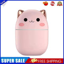 250ml Air Humidifier Cute Aroma Diffuser with Night Light Cool Mist (Pink)
