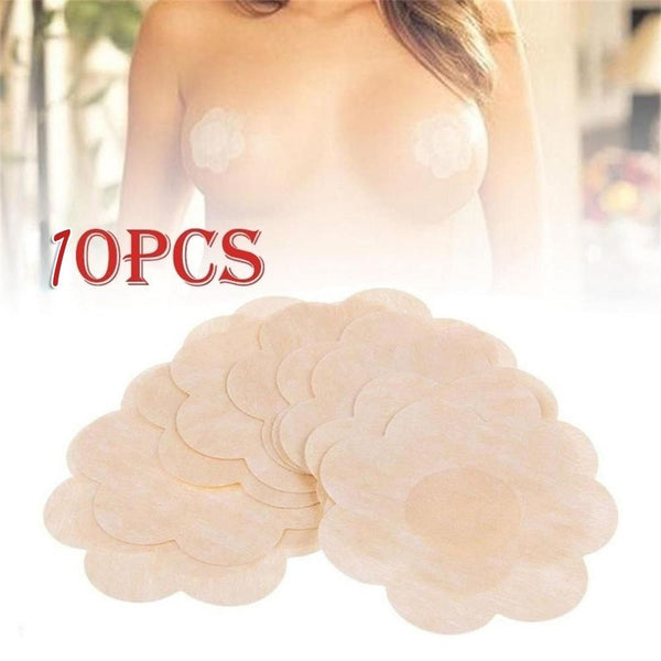 Disposable Strapless Bralette Invisible Nipple Cover Self-Adhesive Chest Paste