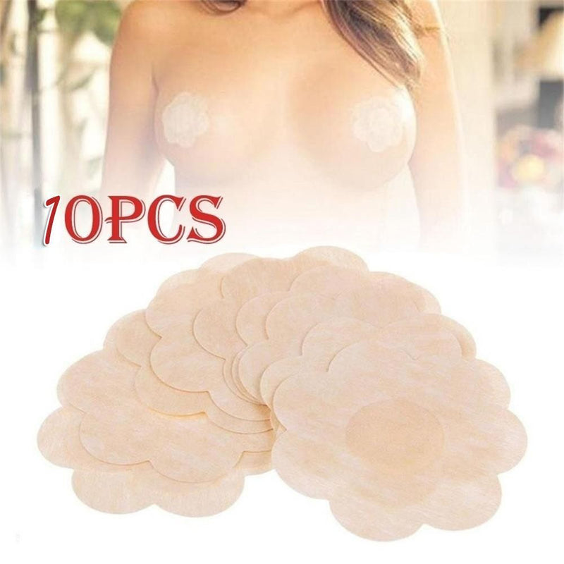 Disposable Strapless Bralette Invisible Nipple Cover Self-Adhesive Chest Paste