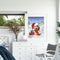 Christmas Puppy Oil Paint By Numbers Kits Canvas Drawing DIY Coloring Pictures