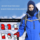 Winter Double Layer Cycling Warm Fleece Cap Windproof Skiing Thermal Hood Hat