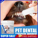 50pcs/set Finger Cot Disposable Grooming Tools Non-woven Wet Towels Pet Produ