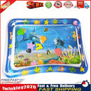 Inflatable Baby Pat Mat Fun Early Education Water Play Mat (Square Ocean) Newly