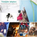 Copper Three Legs Gas Tank Adapters Ultralight Gas Canister Adapter for Picnic