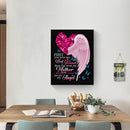 5D DIY Diamond Painting Kits Full Square Drill Love Wings English Calligraphy