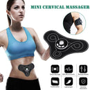 Körpermassagegerät elektrische Nacken-Rücken-Zervix-Massage-Stimulator-Aufklebe.