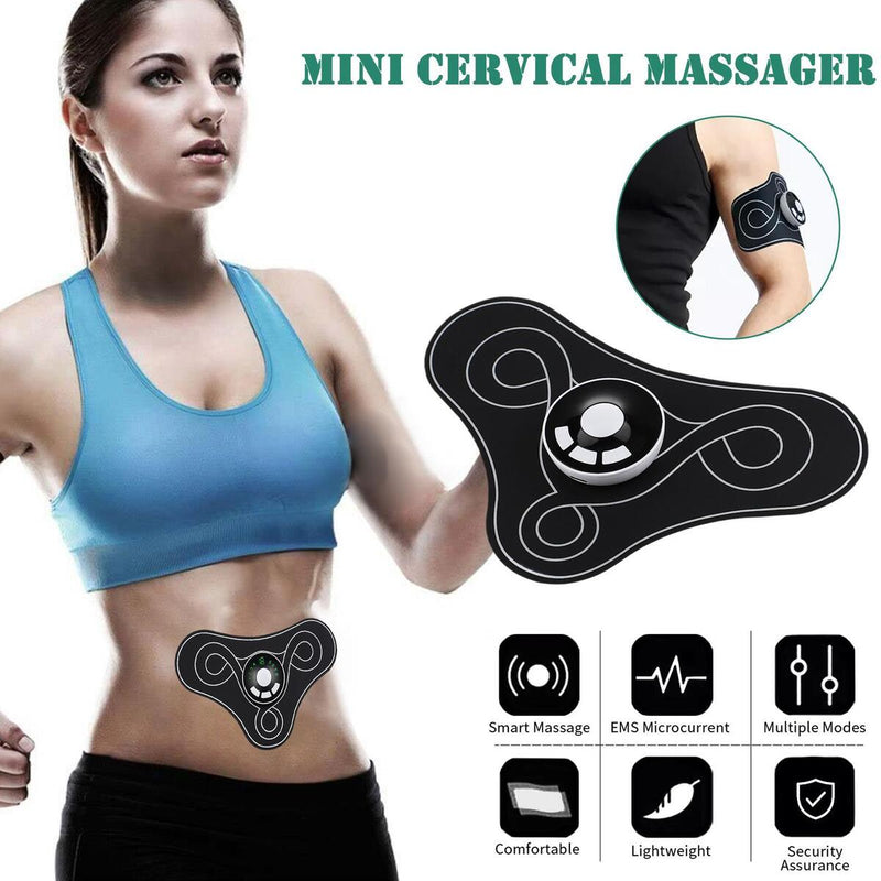 Körpermassagegerät elektrische Nacken-Rücken-Zervix-Massage-Stimulator-Aufklebe.