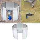 Fold Camping Cooker Gas Stove Wind Screen Supply Foldable D0L8 R6N0