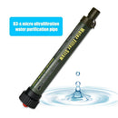 Camping Filter Straw Water Purifier Outdoor Drink Water Filter (Sky Blue)