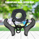 Pocket Hand Chainsaw Survival Camping Hiking Wood Cutting Chain Saw (Black)