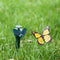Solar Powered Artificial Flying Lawn Stakes Yard Art Ornament (Butterfly) Newly