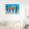 Beach Girls Oil Paint by Numbers Hand Painted Frameless Picture Home Orname