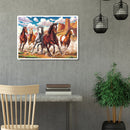 5D DIY Horse Diamond Painting Embroidery Full Round Drill Cross Stitch Mosaic