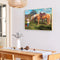 Frameless Oil Paint By Numbers Feeding Horse Girl DIY Canvas Picture Kit