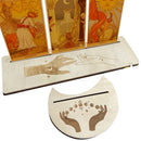 #A Wooden Tarot Card Base Stable Durable Tarot Reading Stand Gifts for Enthusias