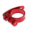 34.9mm MTB Bike Cycling Saddle Seat Post Clamp Quick Release QR Style Red
