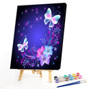 Oil Paint By Numbers Butterfly Coloring Picture Digital Drawing