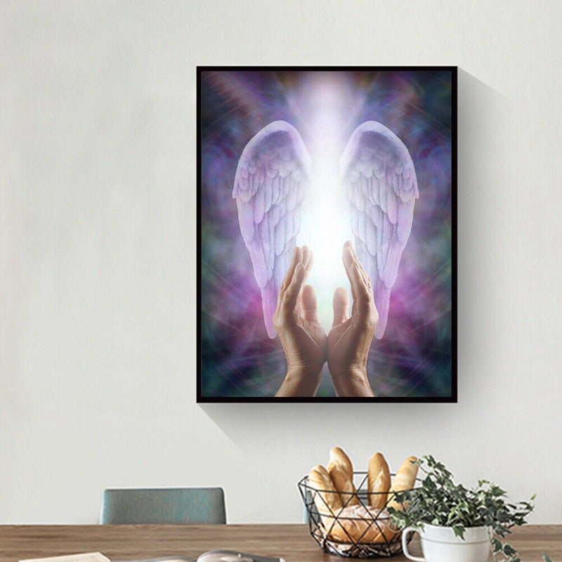 Devout Believer Kit Full Round Drill 5D DIY Mosaic Diamond Painting for Bedroom