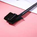 Double Sided Hair Edge Brushes Comb Pin Tail Hair Styling Tool (Black) Newly