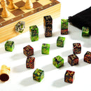 #A 10pcs Acrylic Dices 6 Side Counting Token Dice Positive Negative Table Game P