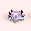 Electronic Game Machine Brooch Cartoon Badge Jacket Backpack Pin (Style 1)