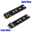 NGFF M.2 NVME SSD to PCI- E 1X Adapter M-Key Full Speed Expansion Card