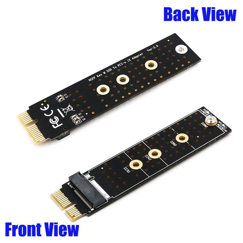 NGFF M.2 NVME SSD to PCI- E 1X Adapter M-Key Full Speed Expansion Card