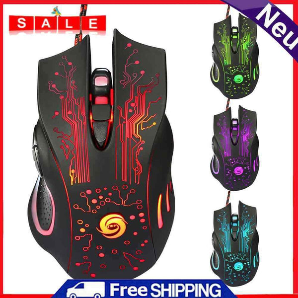 3200 DPI LED Optical 6D USB LAN Gaming Mouse Game Pro Gamer Mice for PC Laptop