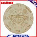 Wooden Divination Pendulum Board Moon Star Energy Plate Healing Meditation Board