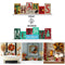 Large Size Double Sided Wooden Sign Fall and Halloween Decorations for Hom!