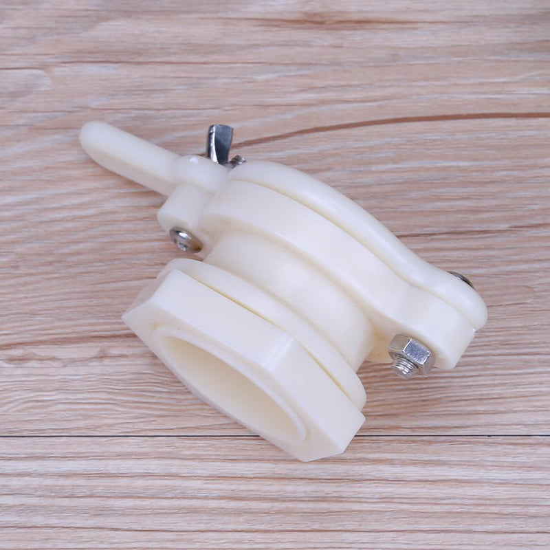 Plastic Honey Gate Valve Honey Extractor Honey Tap Beekeeping Tool(White)