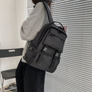 Fashion Japanese Backpack Nylon Student Large Shoulder Schoobag Travel Rucksack