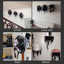 Motorcycle Helmet Rack 180 Degree Rotation Wall-mounted / Floor-standing Ho