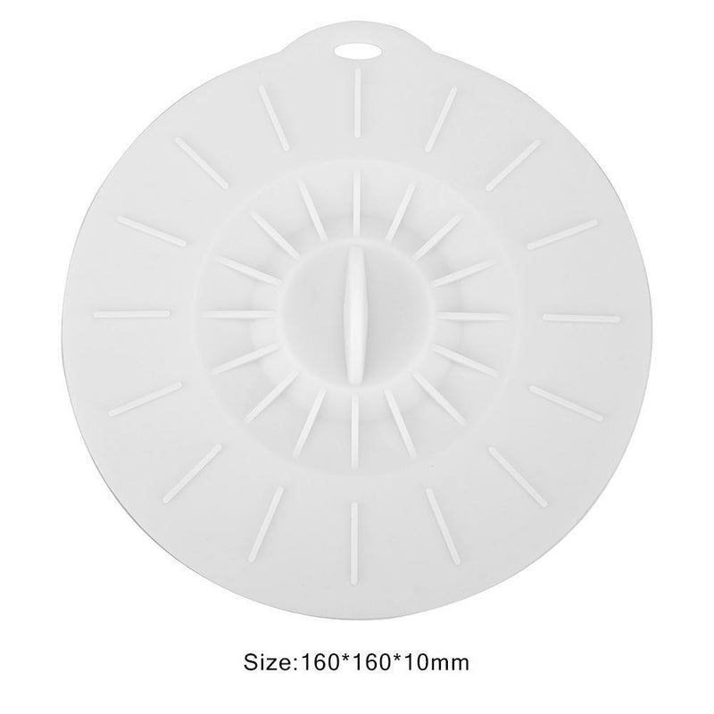 Heat-resistant Anti Slip ?Silicone Dust-proof Leak-proof Cup Lid (160mm)