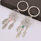 Wind Chimes Pink Green Alloy Keyring Dream Catcher Keychain Buckle Pendant