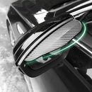 Film Weather Visor Rearview Mirror Rain Eyebrow Rear View Mirror Carbon Fiber