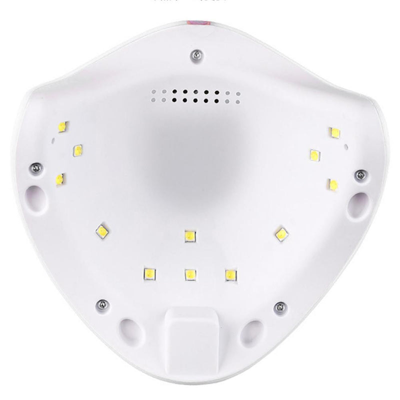 UV Nail Polish Lamp 36W LED Gel Dryer Curing LCD Manicure Tools (White) Newly
