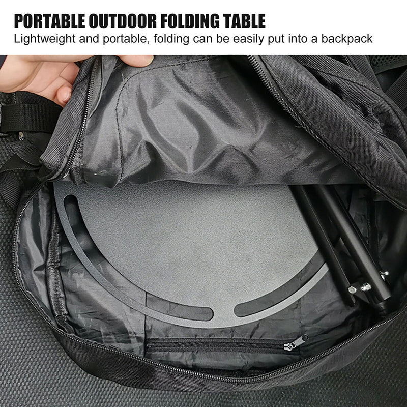 Outdoor Telescopic Foldable Table Install Easily Triangular Stable Support Newly