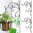 Garden Basket Hooks Lantern Hanger Plant Bracket Flower Holder Planter Hooks