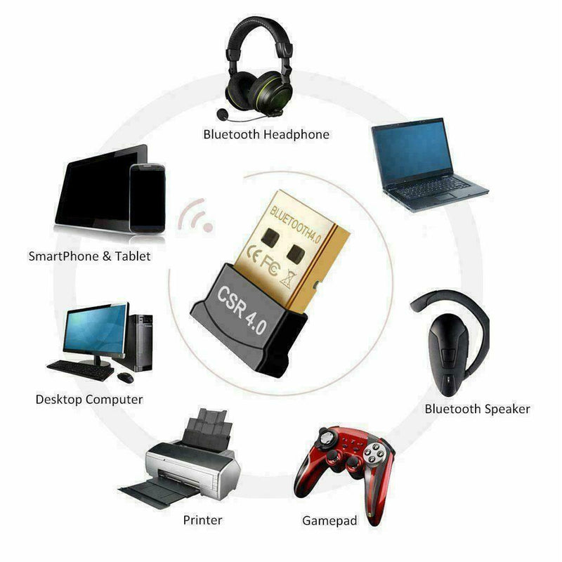 Mini USB Bluetooth 4.0 Adapter High Speed Up To 3Mbps I1J9 L4E3