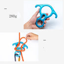 Device downhill Slow Down Descender Rock Climbing Abseiling Device downhill