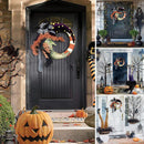 Halloween Moon Maple Leaf Door Wreath Garland Outdoor Yard Home Party Decor #